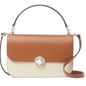 Kate Spade two-toned brown cross body bag